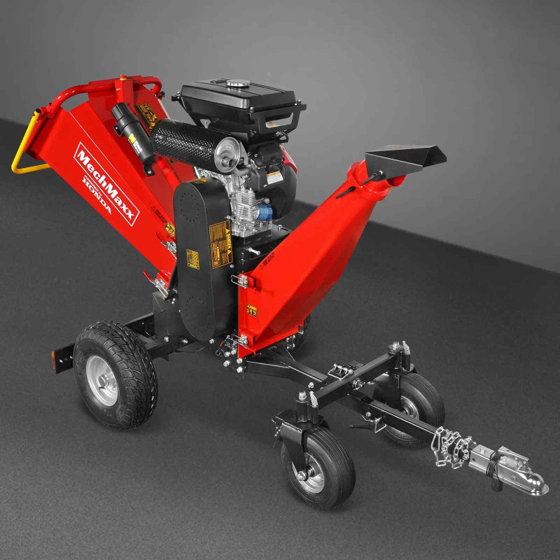 MechMaxx 8 inch HONDA E-Start 688cc Gas Powered Drum Wood Chipper