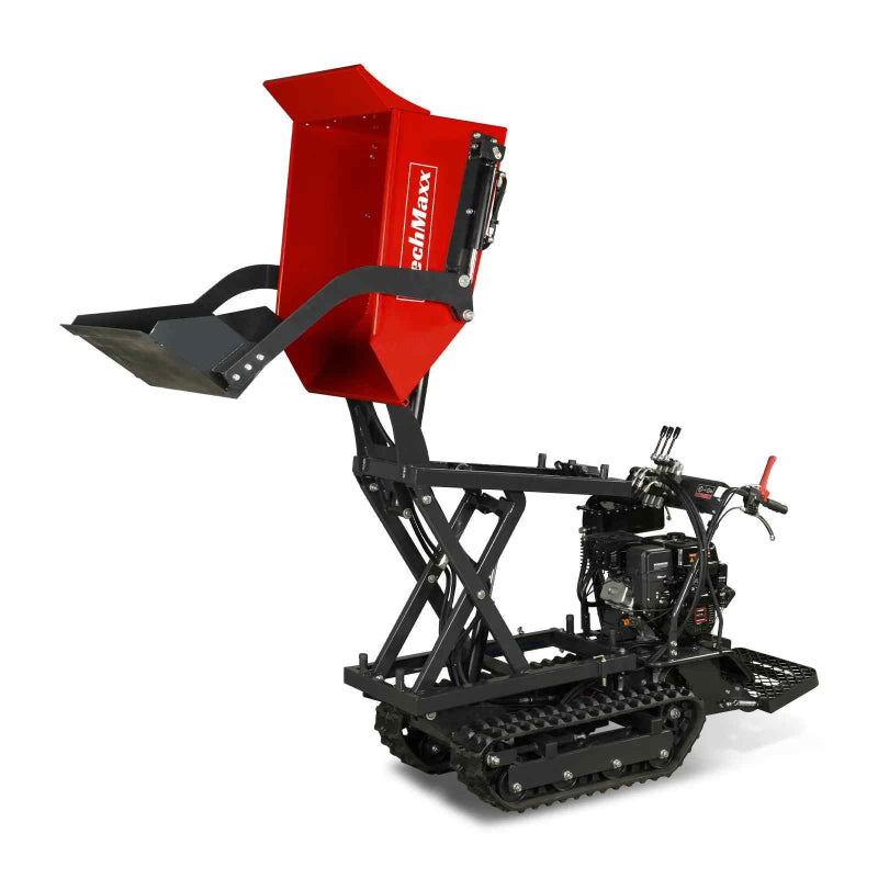 MechMaxx D50HTFL Tracked Dumper with Hydraulic Tipping and Lifting with Front Shovel