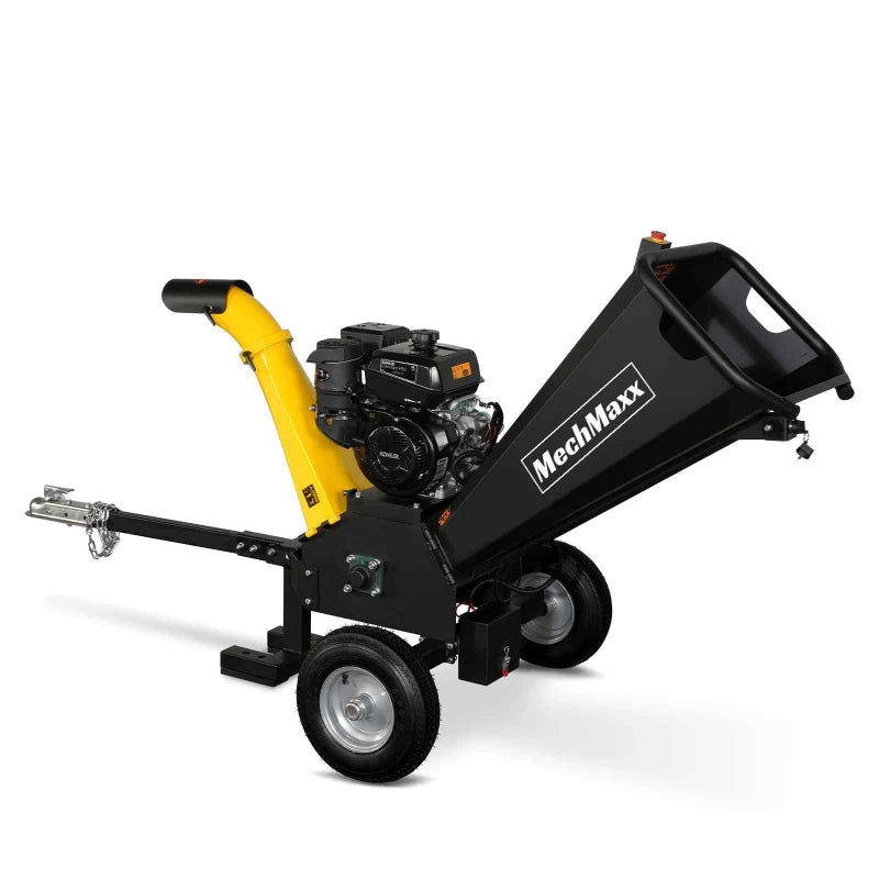 MechMaxx 5 inch Kohler 429cc Gas-Powered Wood Chipper