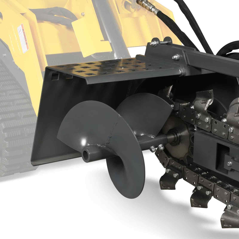 MechMaxx 20'' Cutting Depth Mini Skid Steer Trencher