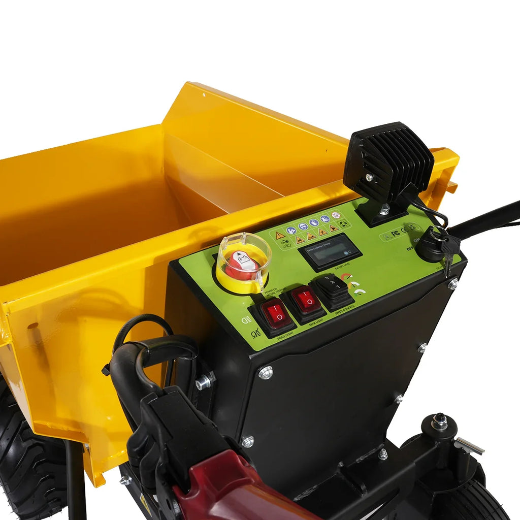 MechMaxx E50 — 1100lb 48V Electric Mini Dumper