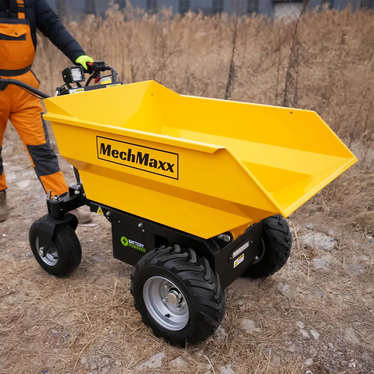 MechMaxx E50 — 1100lb 48V Electric Mini Dumper
