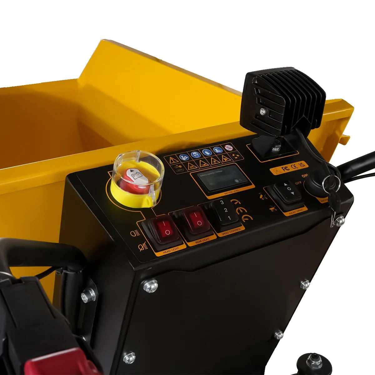 MechMaxx EH50 - 1100lb 48V Electric Hydraulic Tipping Dump Cart