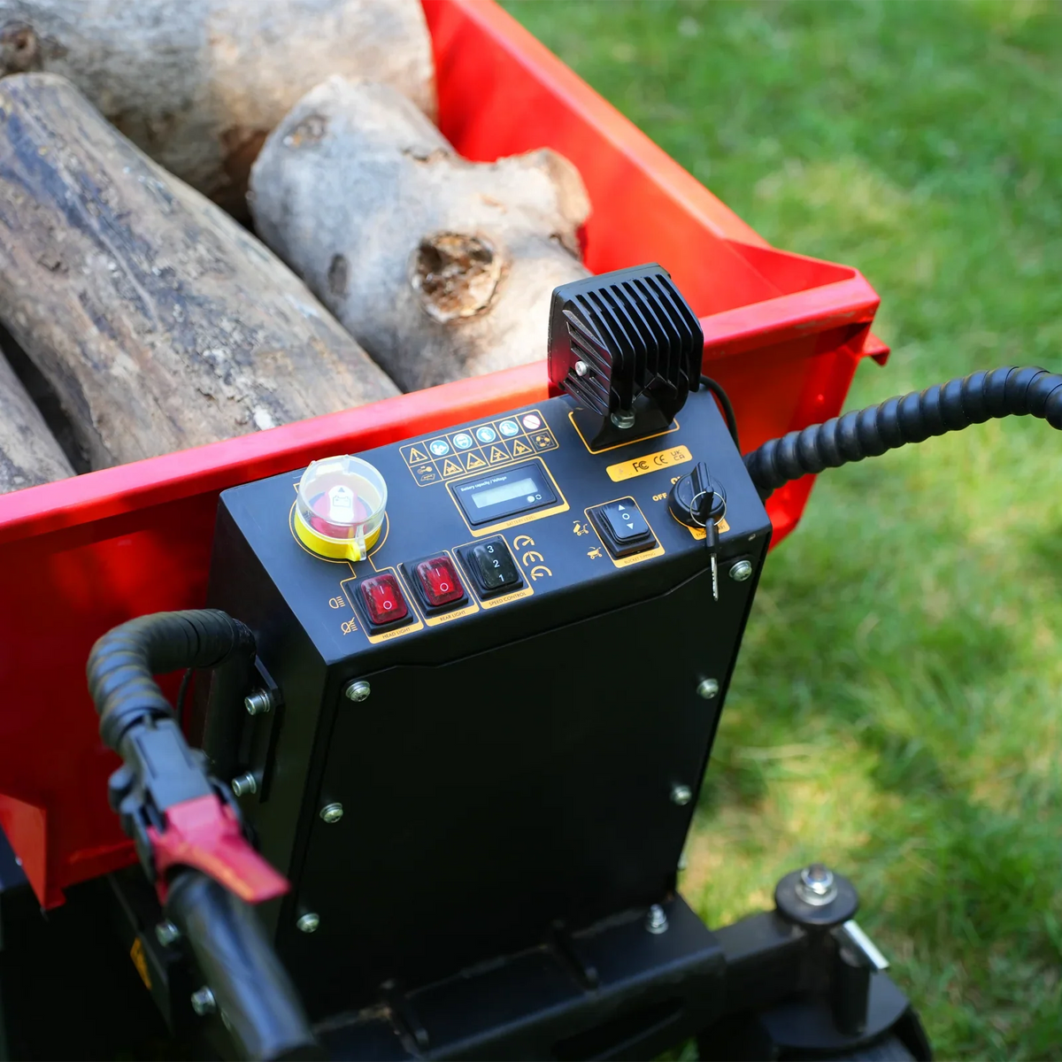 MechMaxx EH50 - 1100lb 48V Electric Hydraulic Tipping Dump Cart