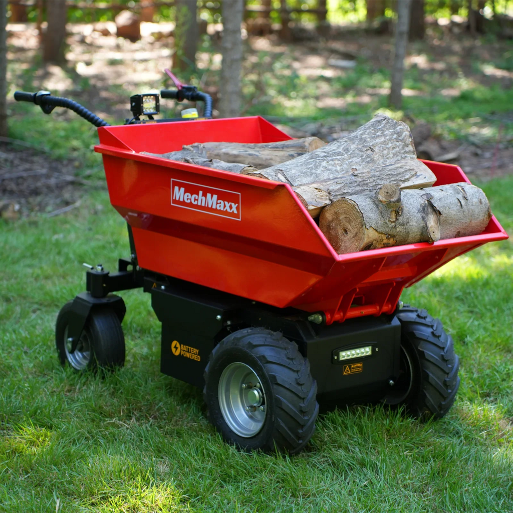 MechMaxx EH50 - 1100lb 48V Electric Hydraulic Tipping Dump Cart
