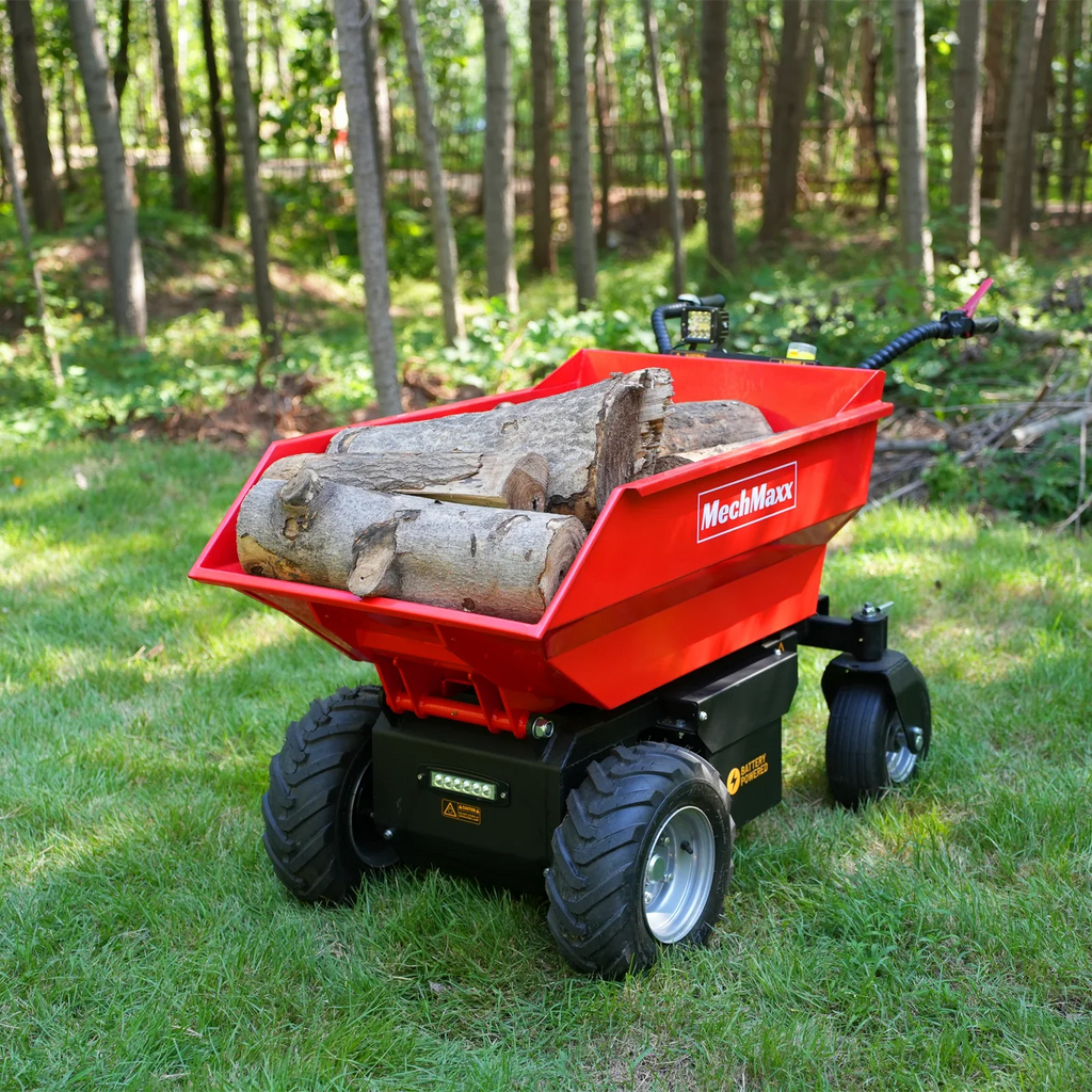 MechMaxx EH50 - 1100lb 48V Electric Hydraulic Tipping Dump Cart