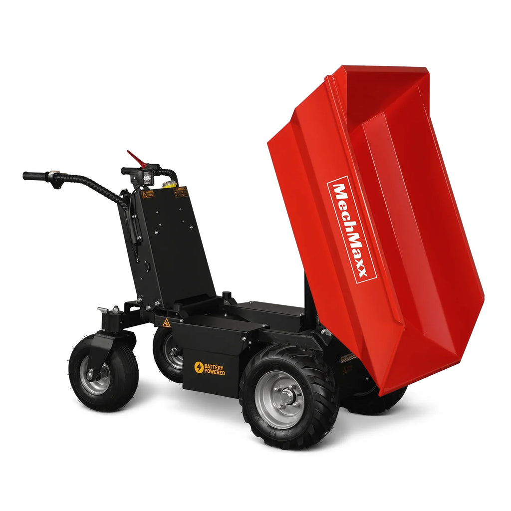 MechMaxx EH50 - 1100lb 48V Electric Hydraulic Tipping Dump Cart