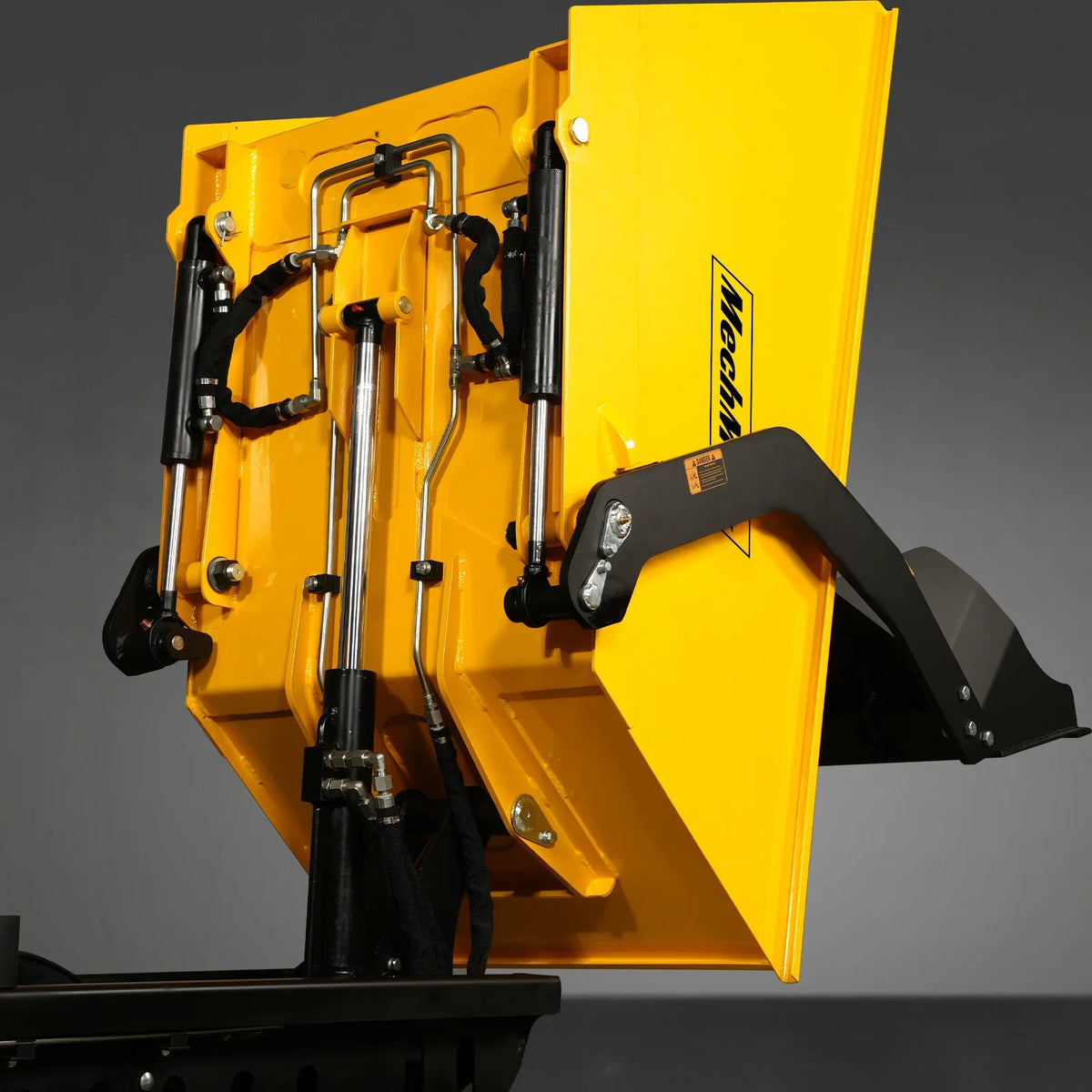 MechMaxx T80 — 1800lb 420cc E-Start Stand-On Hydraulic Track Dumper with Self-Loading