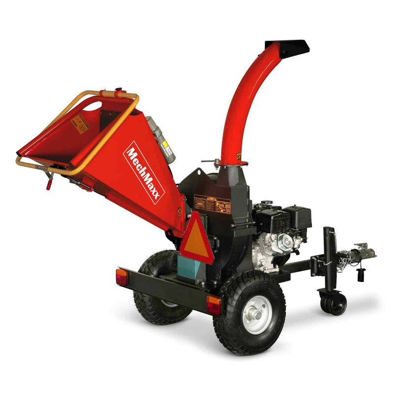 MechMaxx 5" Ducar E-Start Gas-Powered Disc Wood Chipper