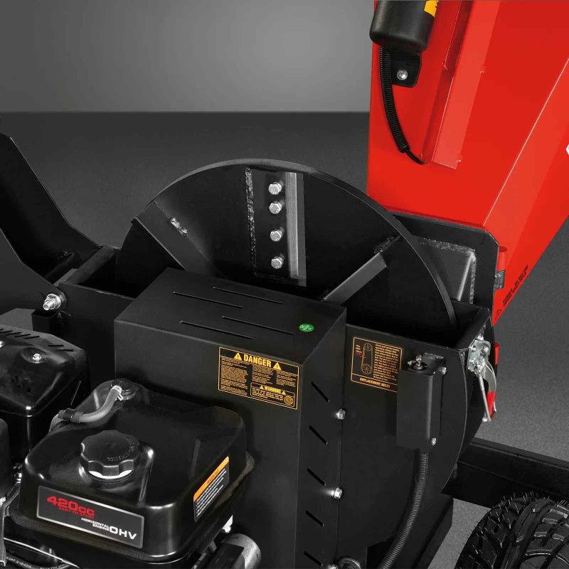 MechMaxx 5" Ducar E-Start Gas-Powered Disc Wood Chipper