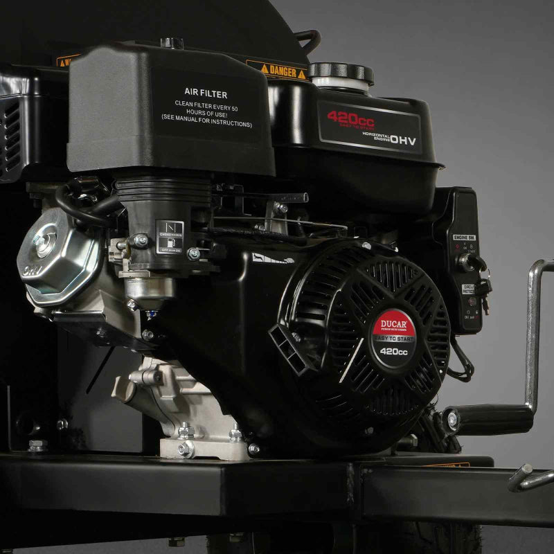 MechMaxx 5" Ducar E-Start Gas-Powered Disc Wood Chipper