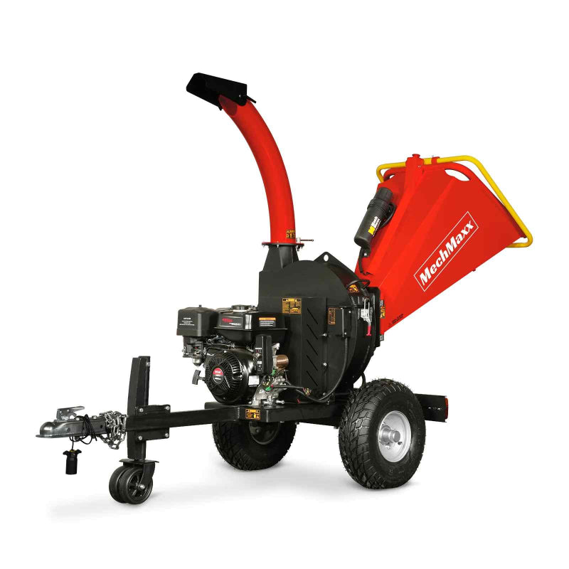 MechMaxx 5" Ducar E-Start Gas-Powered Disc Wood Chipper