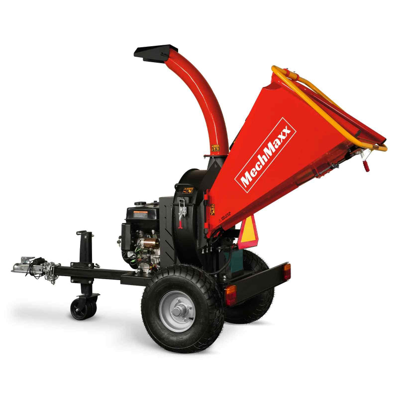 MechMaxx 5" Ducar E-Start Gas-Powered Disc Wood Chipper