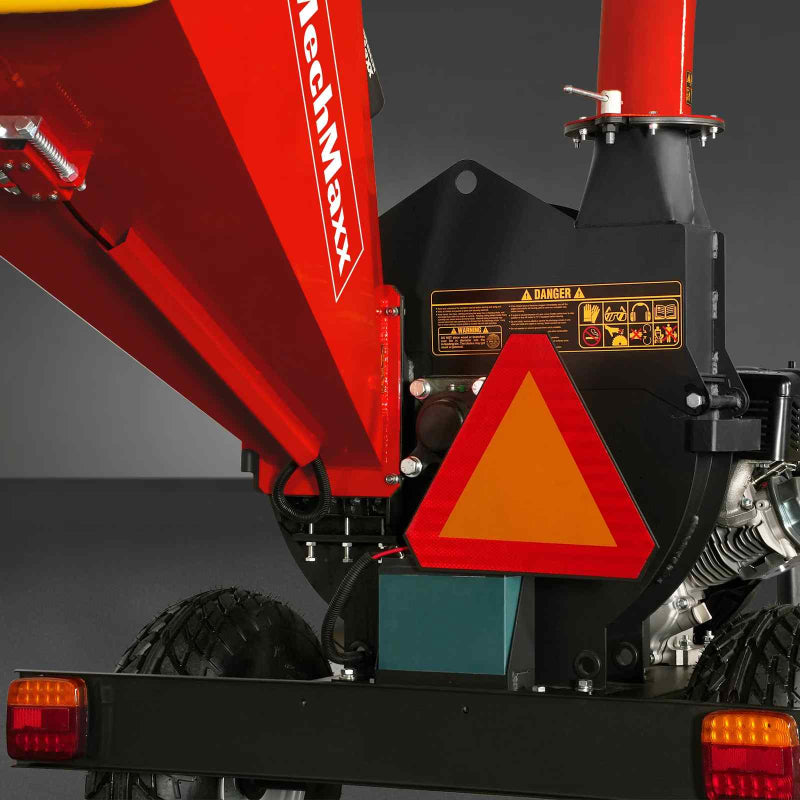 MechMaxx 5" Ducar E-Start Gas-Powered Disc Wood Chipper