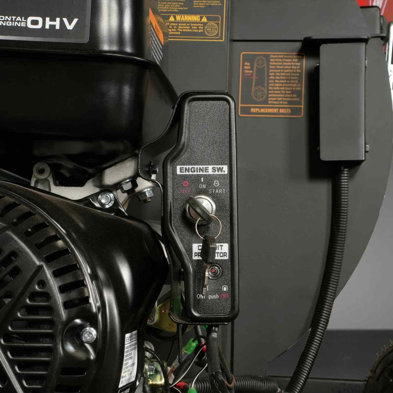 MechMaxx 5" Ducar E-Start Gas-Powered Disc Wood Chipper