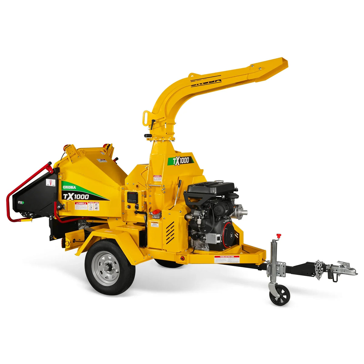 MechMaxx TX1000 - 35HP 1000cc Gas Powered 8-Inch Commercial Wood Chipper