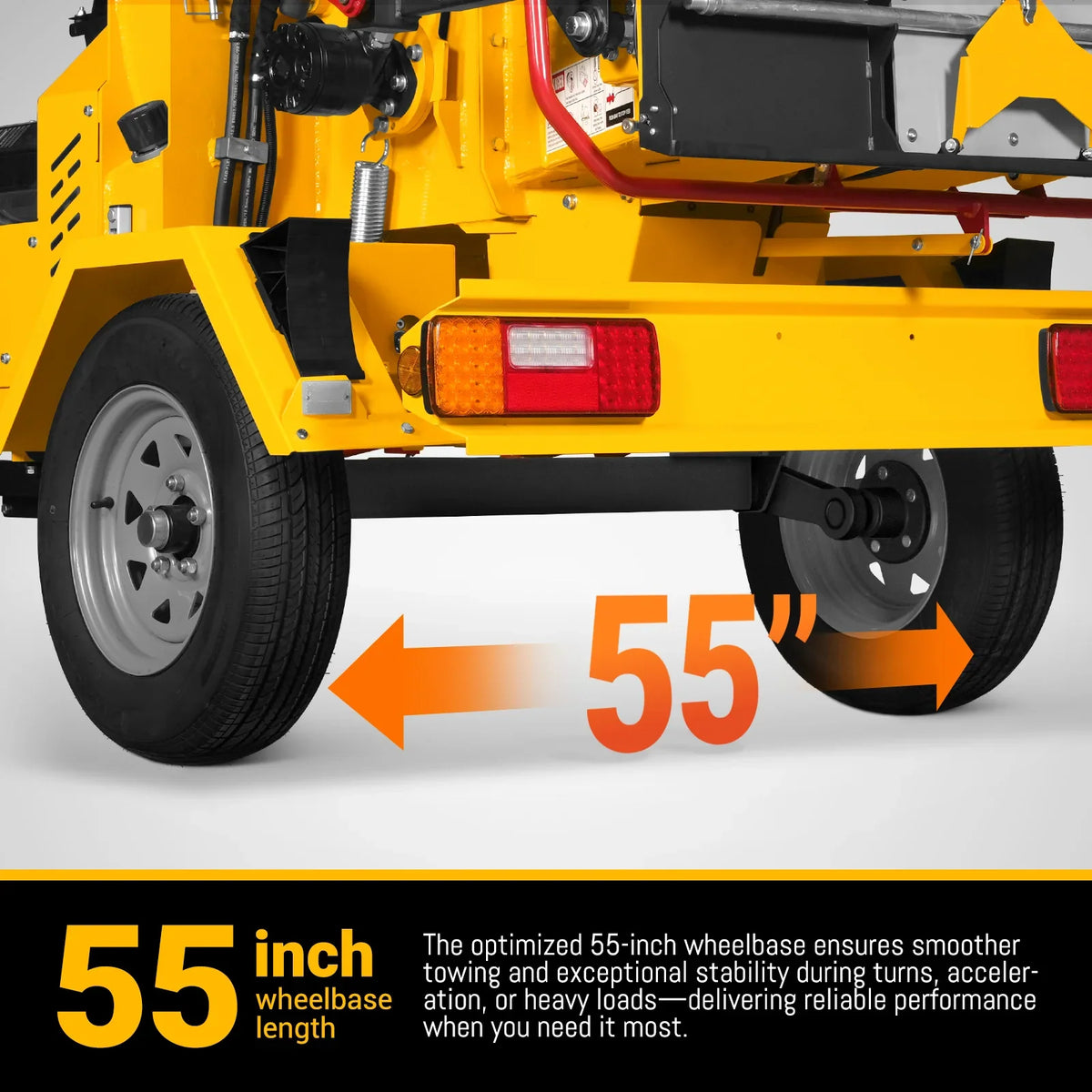 MechMaxx TX1000 - 35HP 1000cc Gas Powered 8-Inch Commercial Wood Chipper