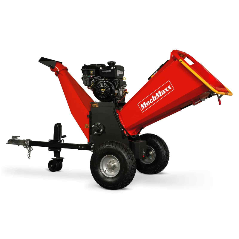 MechMaxx P4206 Gas-Powered Drum Wood Chipper with B&S Vanguard Engine