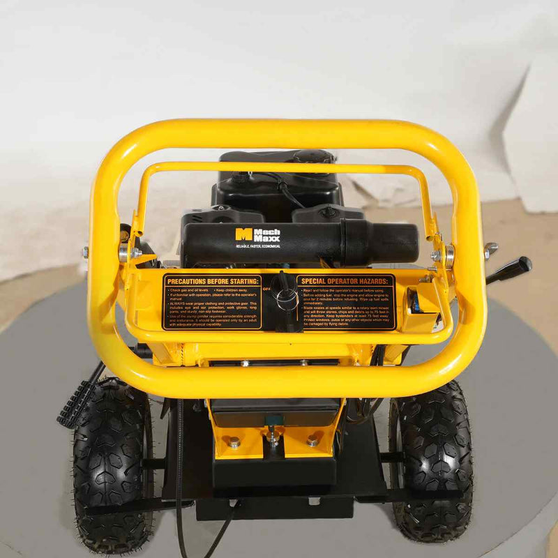 MechMaxx 420cc DUCAR E-Start Stump Grinder with Tow Bar