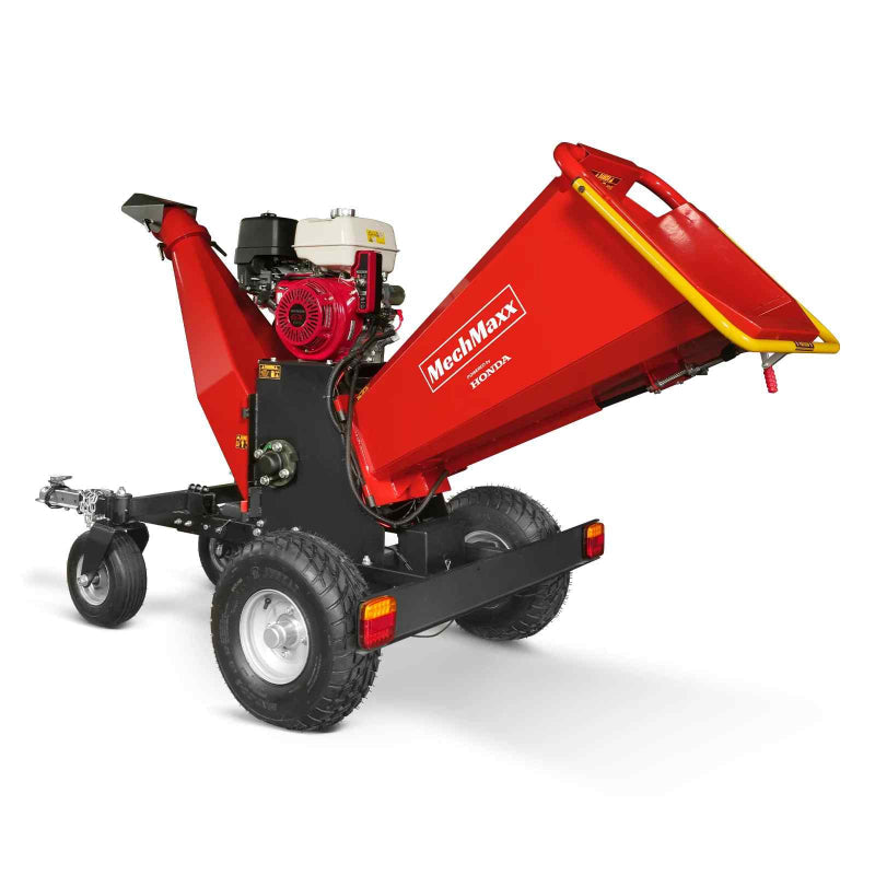 MechMaxx 6 inch Honda Gas-Powered Drum Wood Chipper