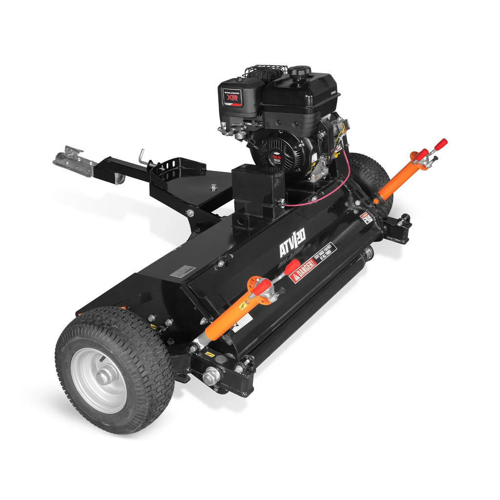 MechMaxx ATV120 48" Tow-Behind ATV Offset Flail Mower - 13.5HP 420cc B&S Electric-Start Engine