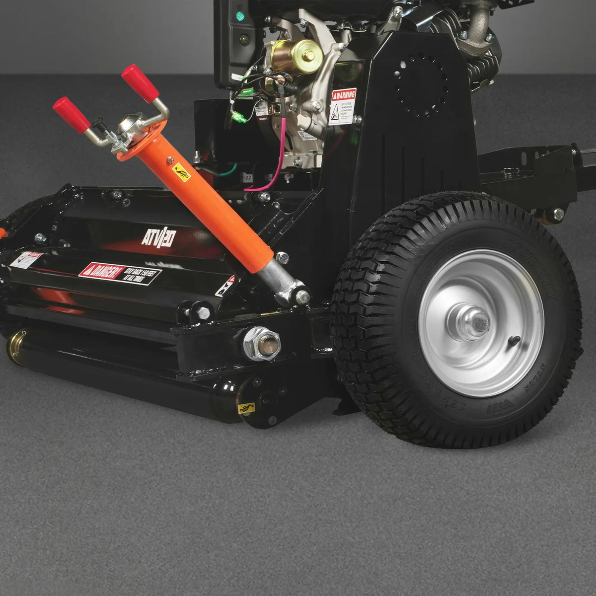 MechMaxx ATV120 48" Tow-Behind ATV Offset Flail Mower - 13.5HP 420cc B&S Electric-Start Engine