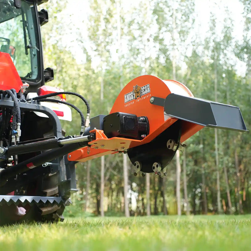 MechMaxx TSG61 24'' Cutting Wheel Hydraulic Cylinders Stump Grinder