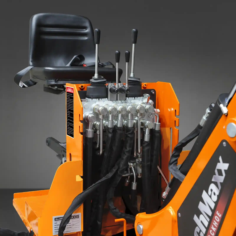 MechMaxx BH660M 7' Tractor Backhoe Attachment with Mechanical Thumb