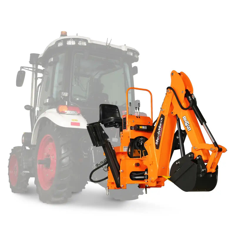 MechMaxx BH660M 7' Tractor Backhoe Attachment with Mechanical Thumb