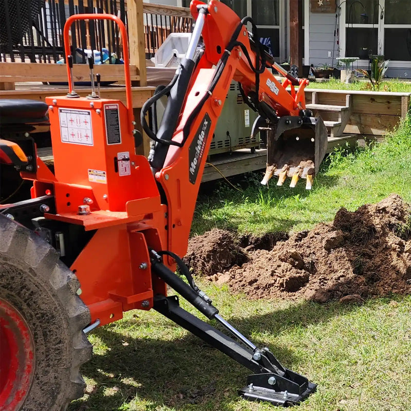 MechMaxx BH660M 7' Tractor Backhoe Attachment with Mechanical Thumb