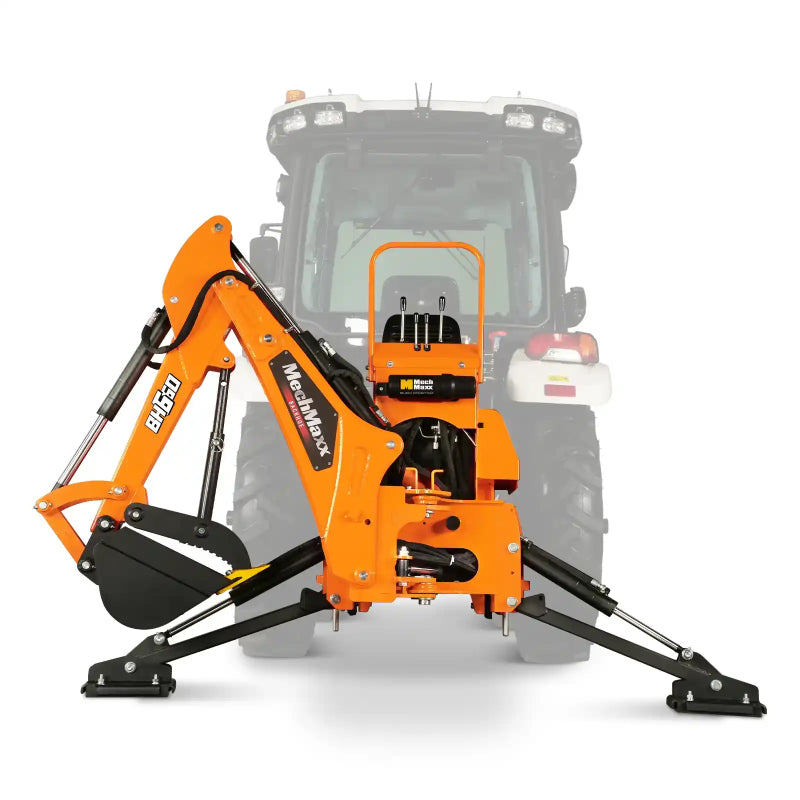 MechMaxx BH660M 7' Tractor Backhoe Attachment with Mechanical Thumb