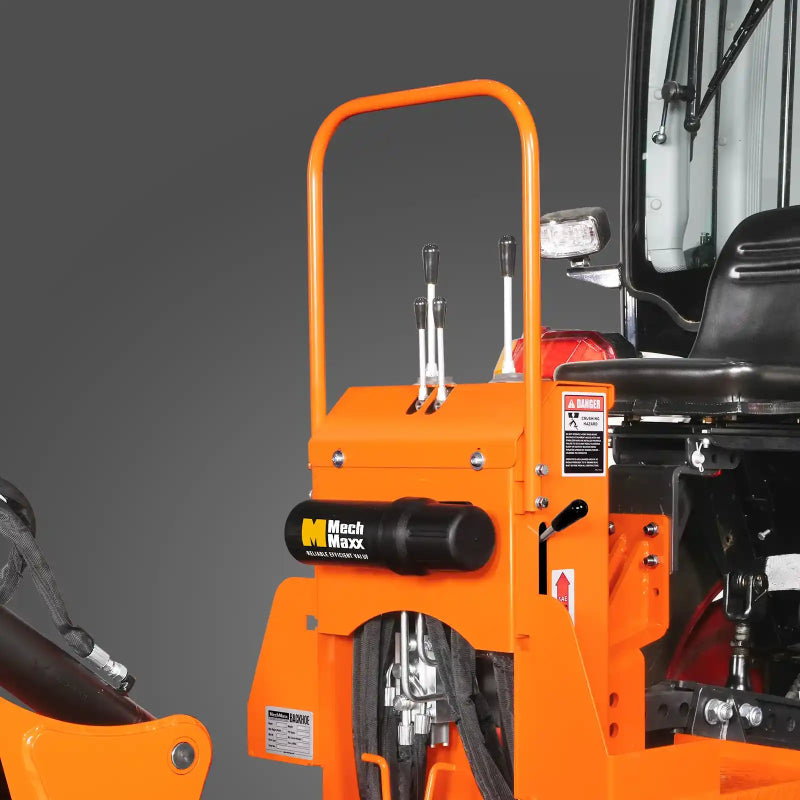 MechMaxx BH680M 9' Tractor Backhoe Attachment with Mechanical Thumb