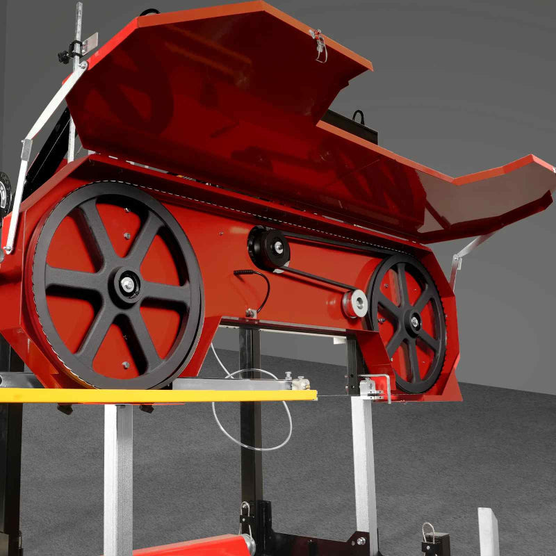 MechMaxx 32" Portable Sawmill, 459cc 15HP E-Start Gasoline Engine