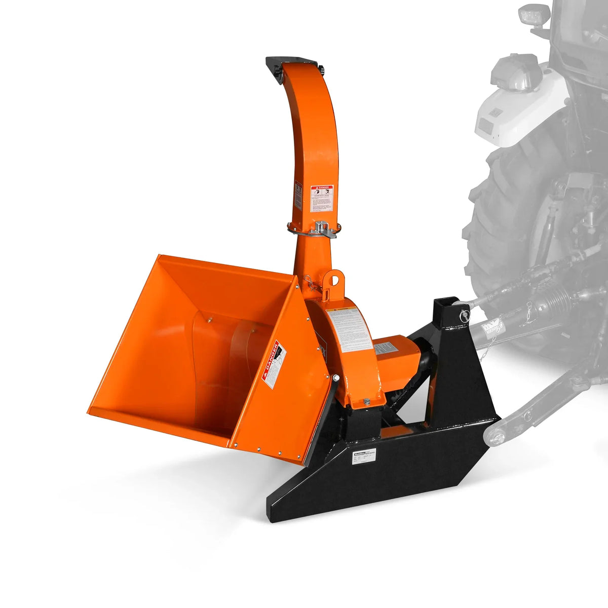 MechMaxx BX42S 3‑Point PTO Wood Chipper Attachment for Tractors Up To 45HP