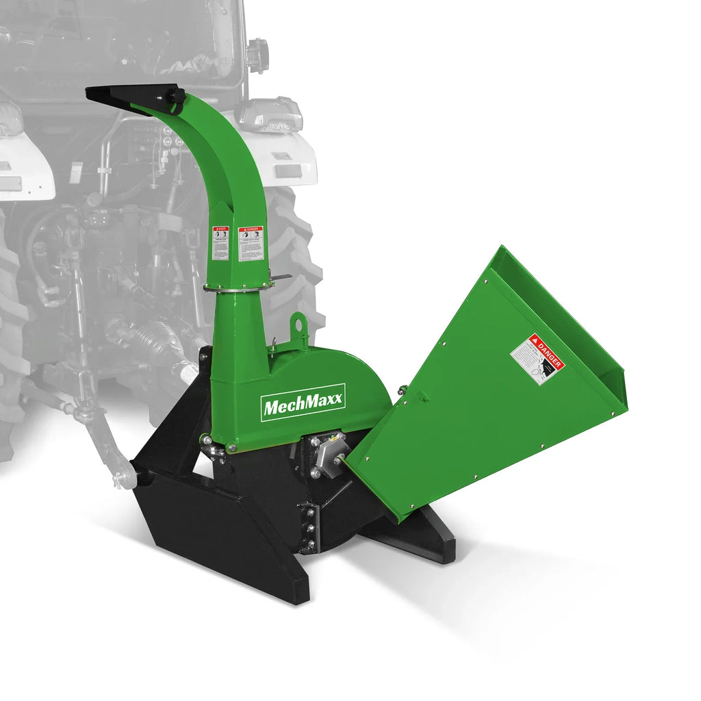 MechMaxx BX42S 3 Point PTO Wood Chipper Attachment For Tractors Up To 45HP