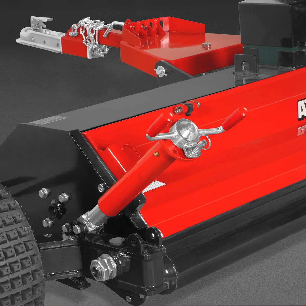 MechMaxx ATV140 55" Tow-Behind ATV Offset Flail Mower - 23HP 679cc Electric-Start Engine