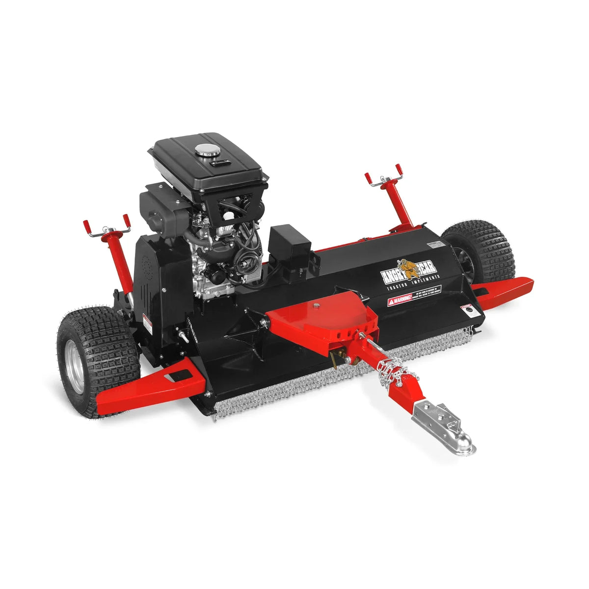 MechMaxx ATV140 55" Tow-Behind ATV Offset Flail Mower - 23HP 679cc Electric-Start Engine