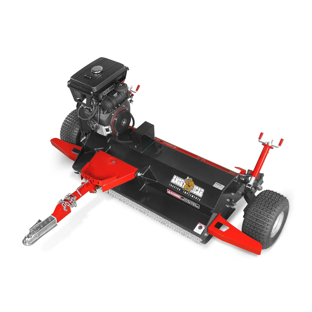 MechMaxx ATV140 55" Tow-Behind ATV Offset Flail Mower - 23HP 679cc Electric-Start Engine