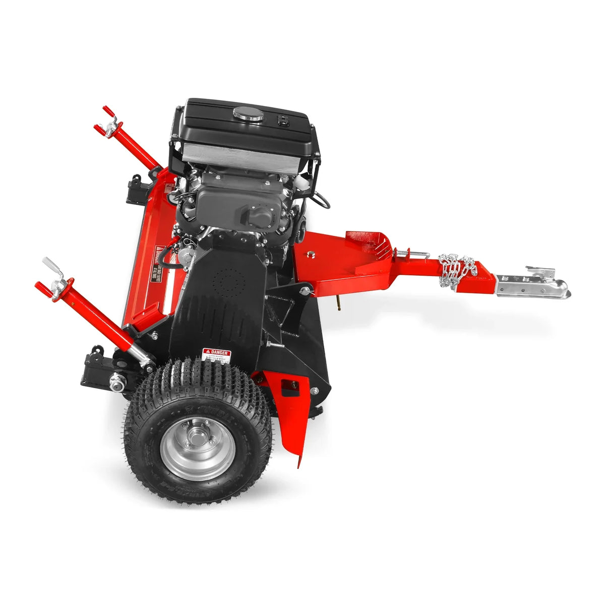 MechMaxx ATV140 55" Tow-Behind ATV Offset Flail Mower - 23HP 679cc Electric-Start Engine