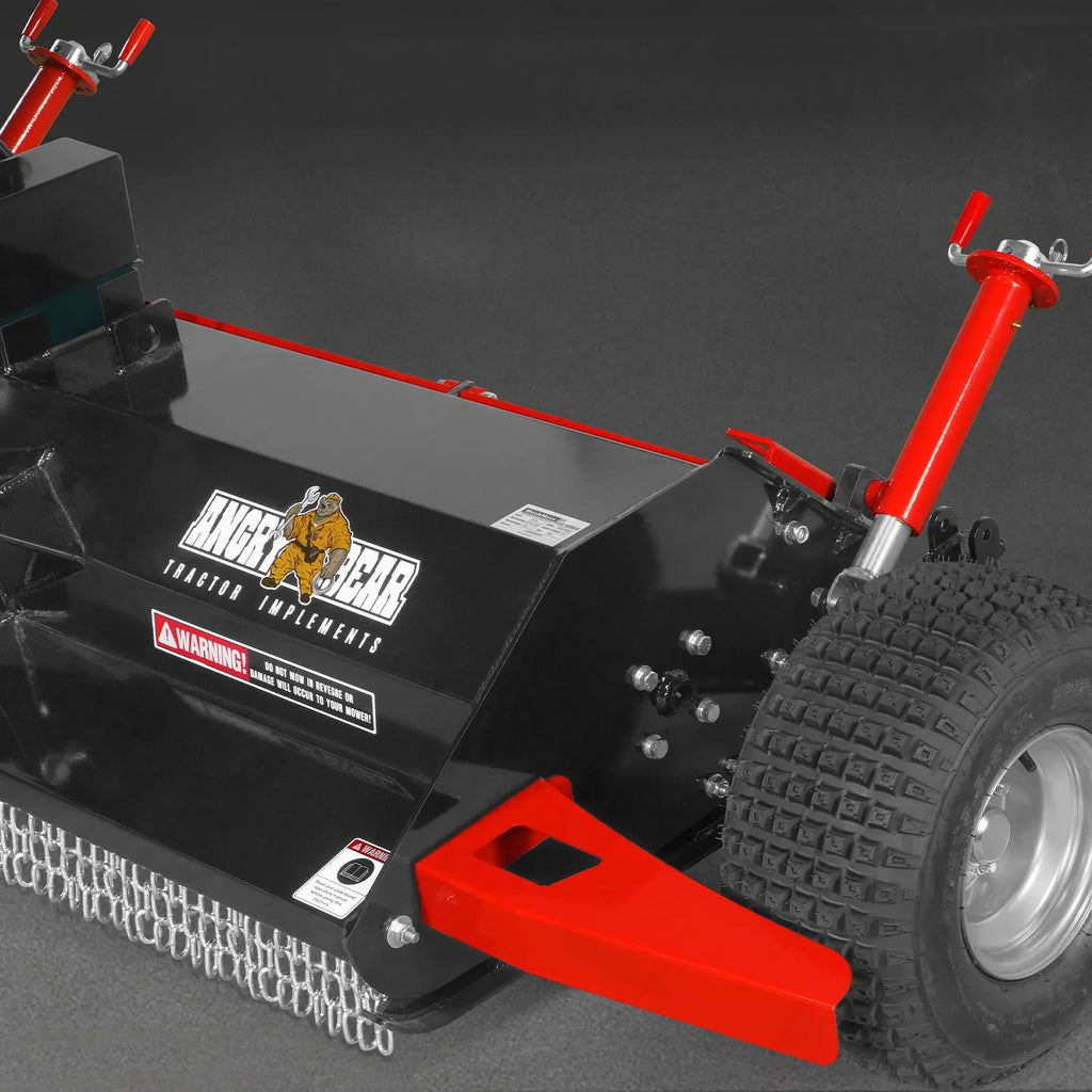 MechMaxx ATV140 55" Tow-Behind ATV Offset Flail Mower - 23HP 679cc Electric-Start Engine