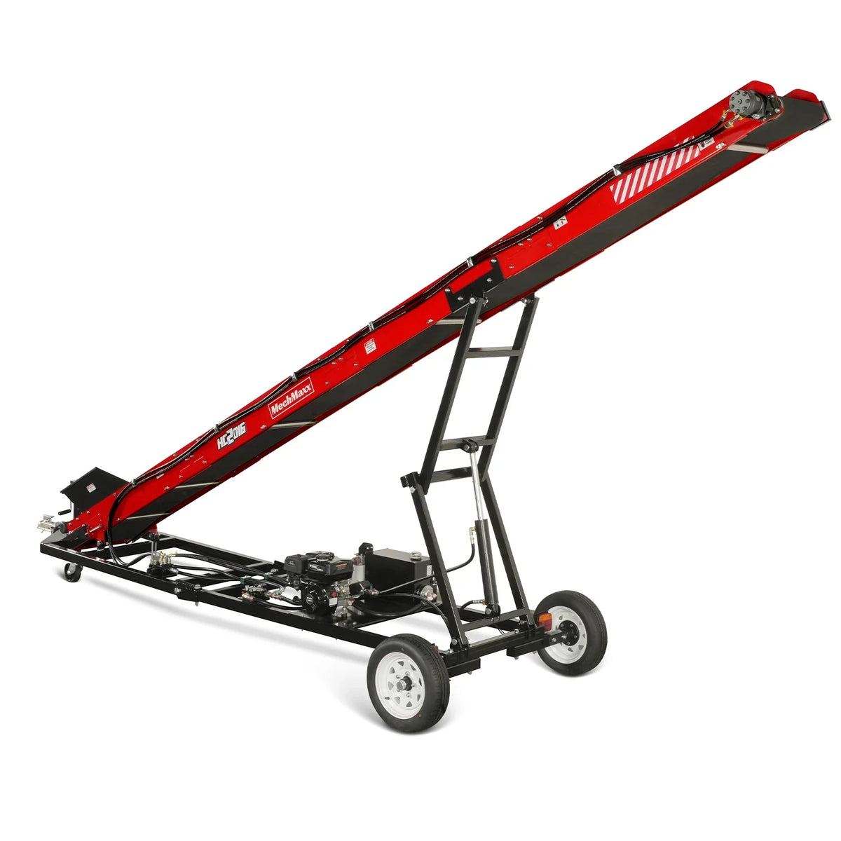 MechMaxx HC2016 Firewood Conveyor 7HP Gasoline Powered 124 Inch Lift Height