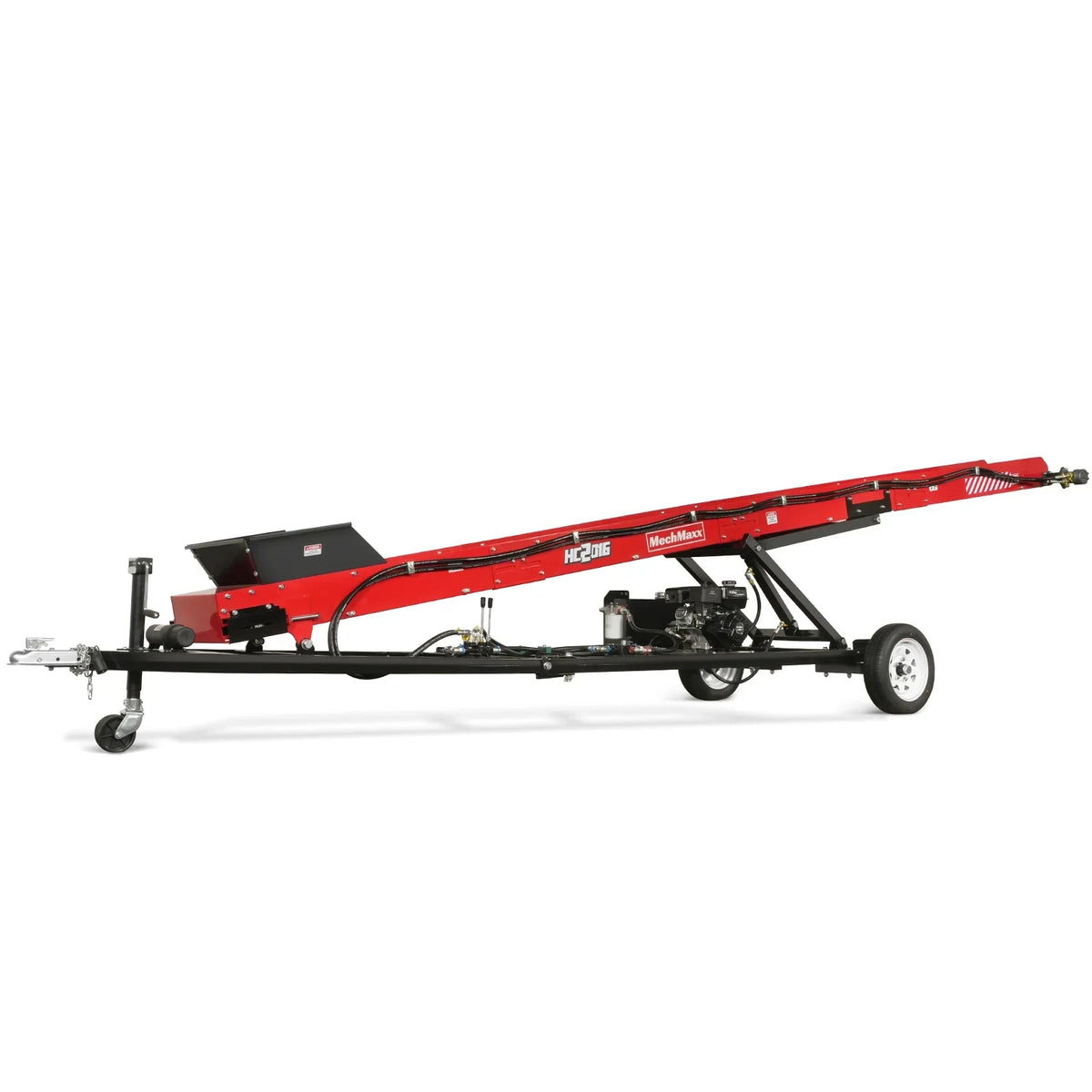 MechMaxx HC2016 Firewood Conveyor 7HP Gasoline Powered 124 Inch Lift Height