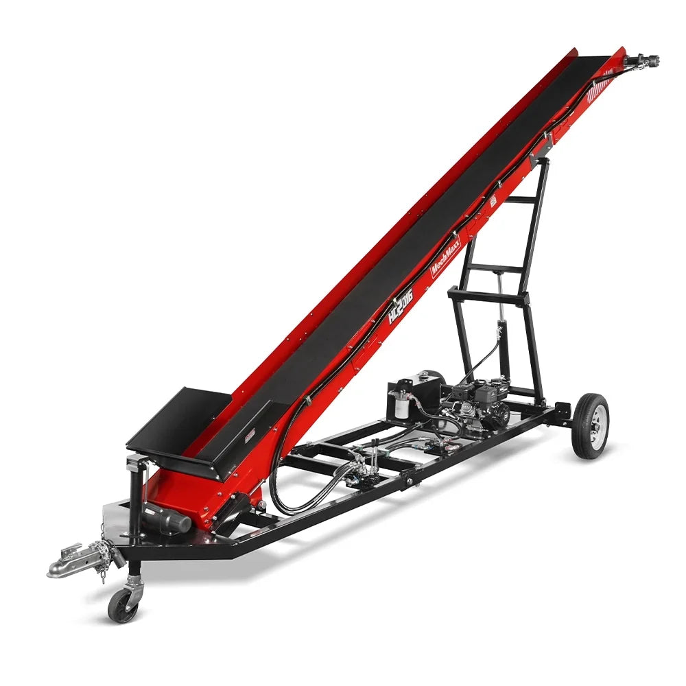 MechMaxx HC2016 Firewood Conveyor 7HP Gasoline Powered 124 Inch Lift Height
