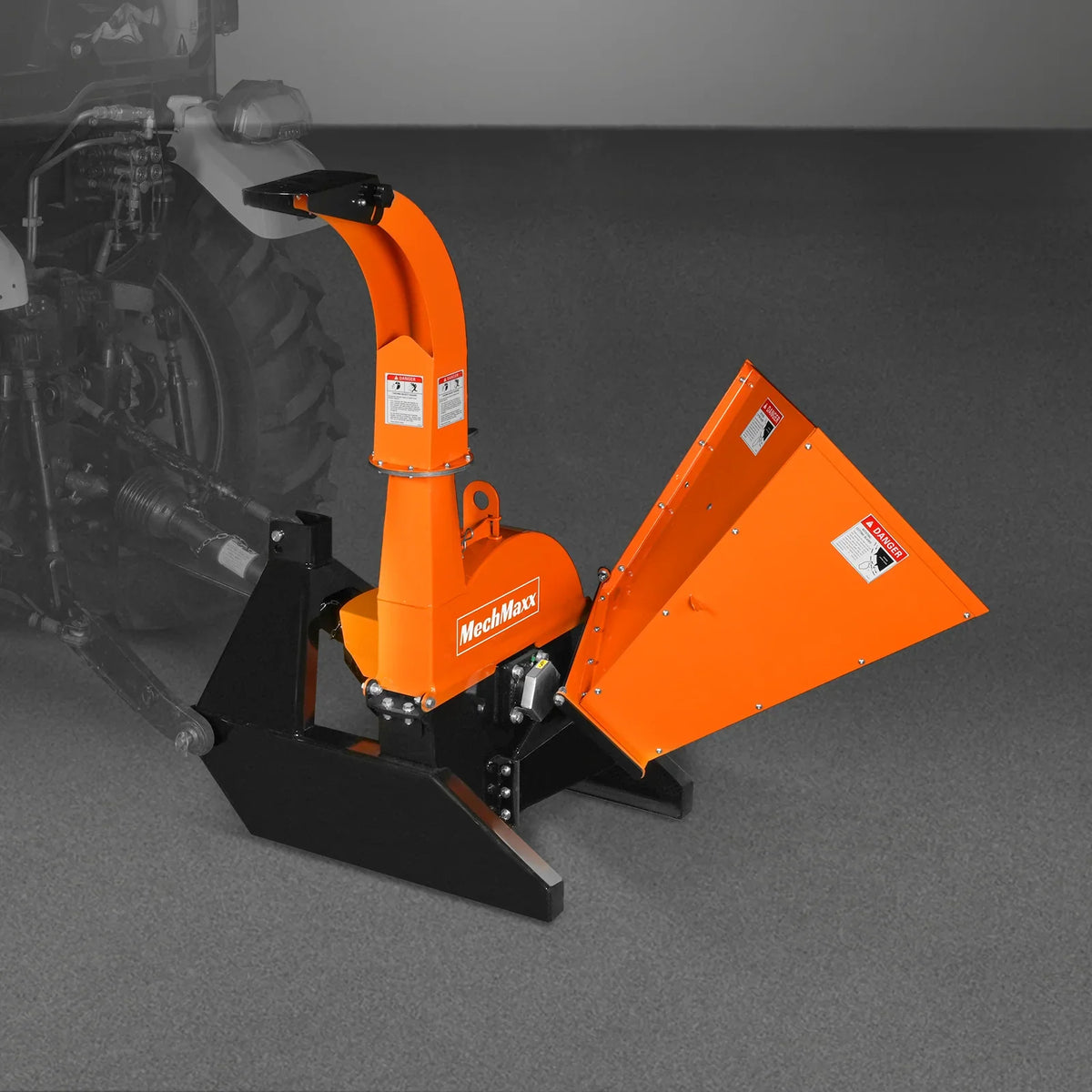 MechMaxx 3 Point PTO Stump Grinder and Wood Chipper Bundle