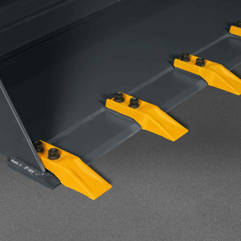 MechMaxx 4-In-1 Combo Mini Skid Steer Bucket Attachment With Quick Attach, Universal Mount