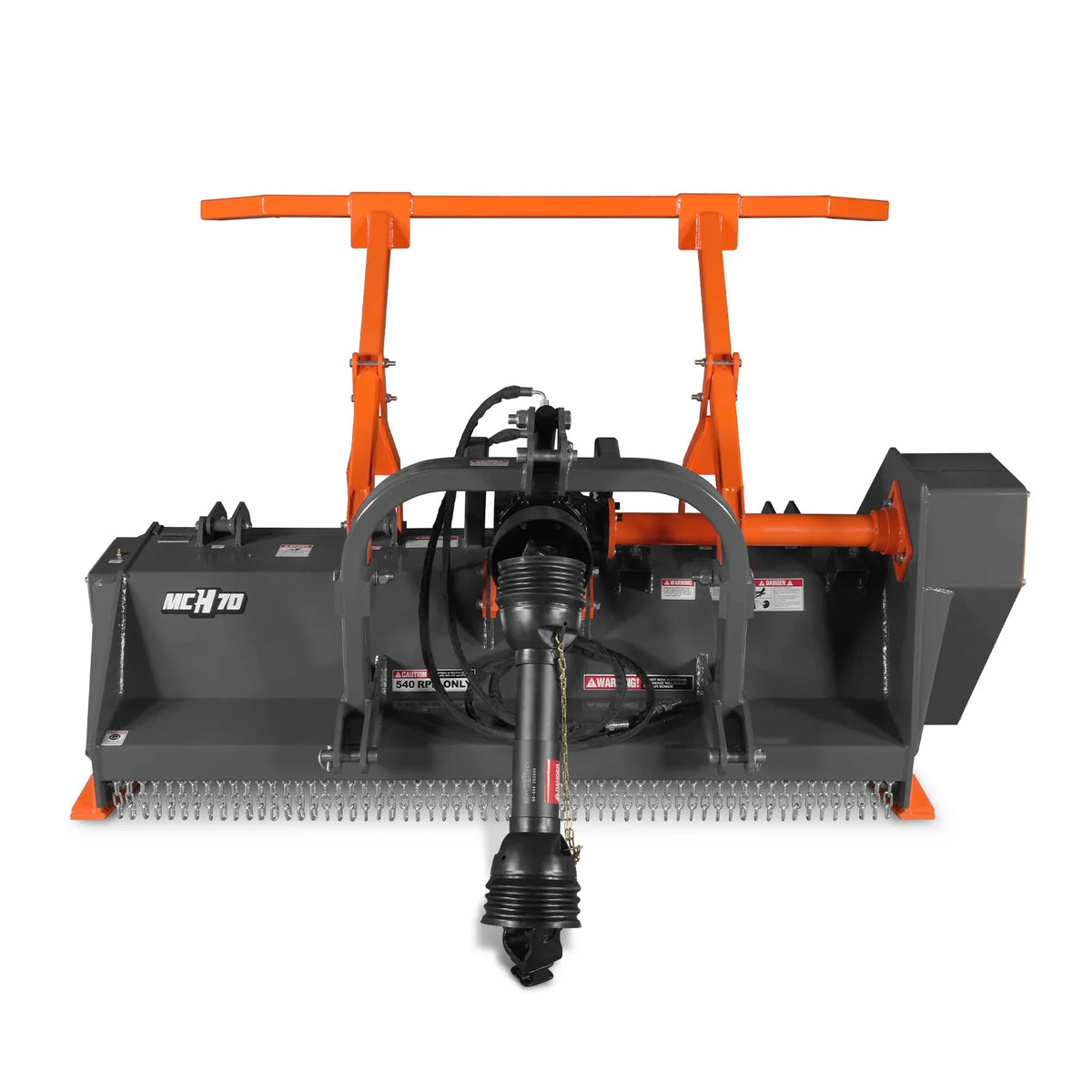 MechMaxx MC70 Forestry Brush Mulcher 70" PTO Cat 2 for 70 to 110 HP Tractors