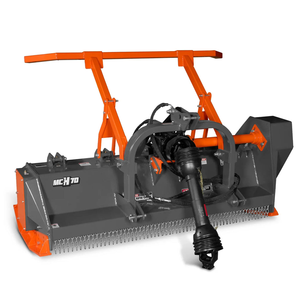 MechMaxx MC70 Forestry Brush Mulcher 70" PTO Cat 2 for 70 to 110 HP Tractors