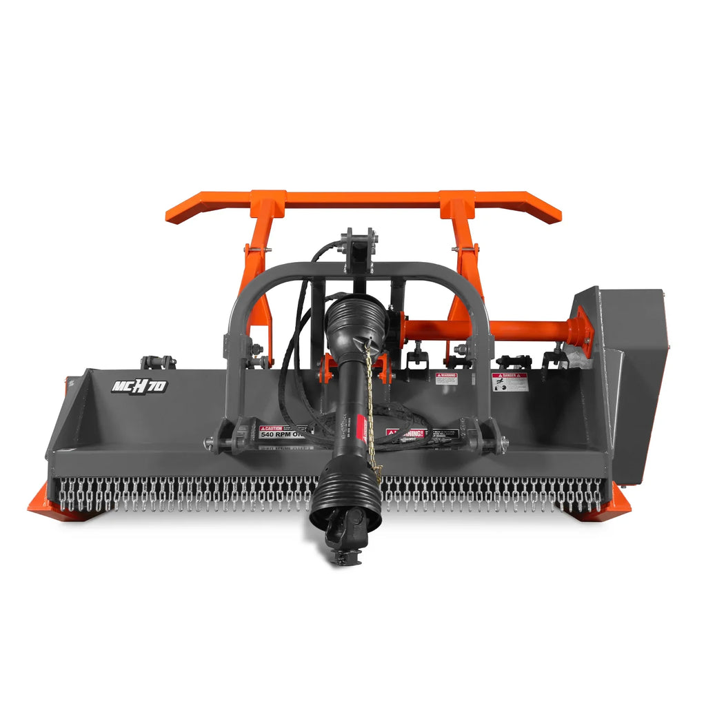MechMaxx MC70 Forestry Brush Mulcher 70" PTO Cat 2 for 70 to 110 HP Tractors