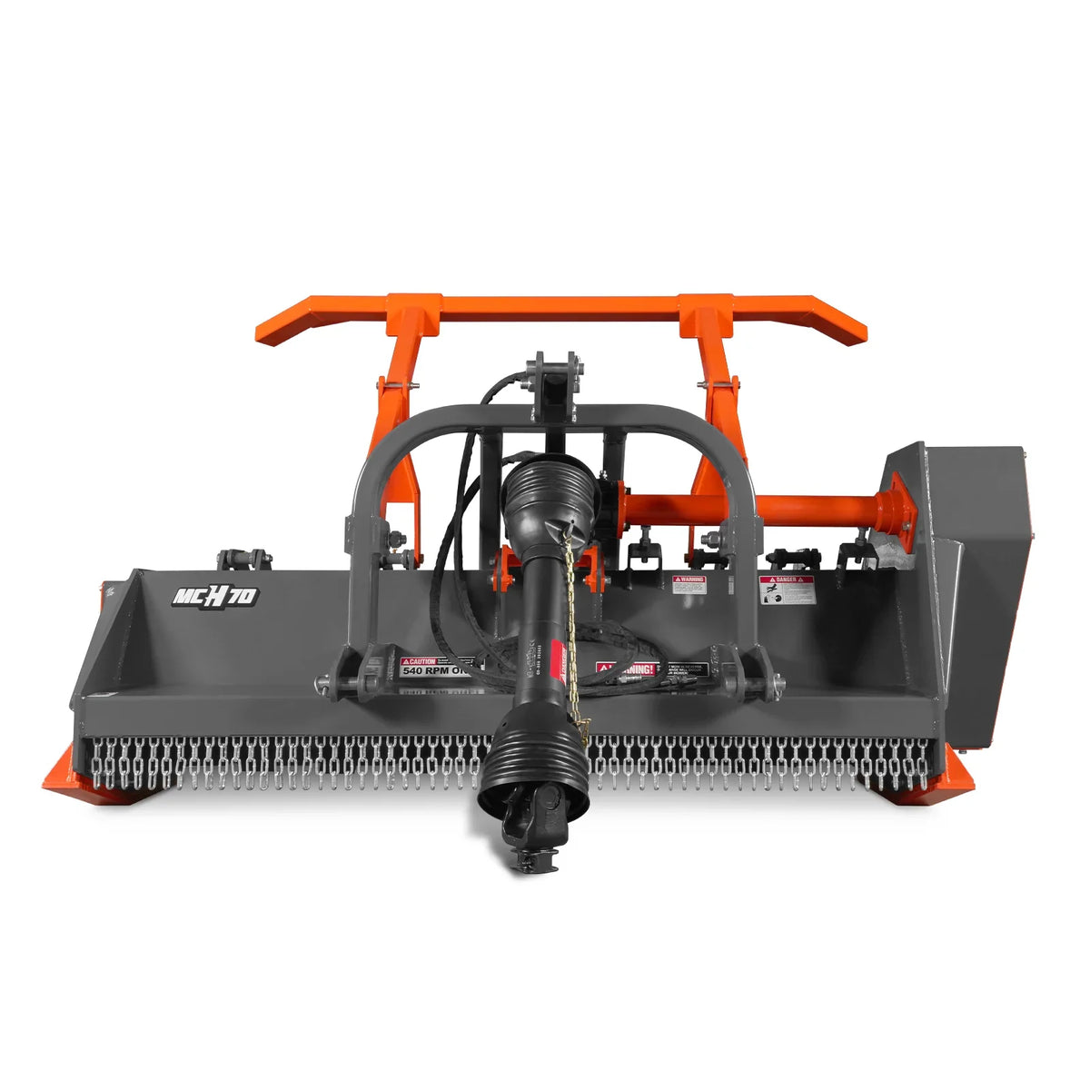 MechMaxx MC70 Forestry Brush Mulcher 70" PTO Cat 2 for 70 to 110 HP Tractors
