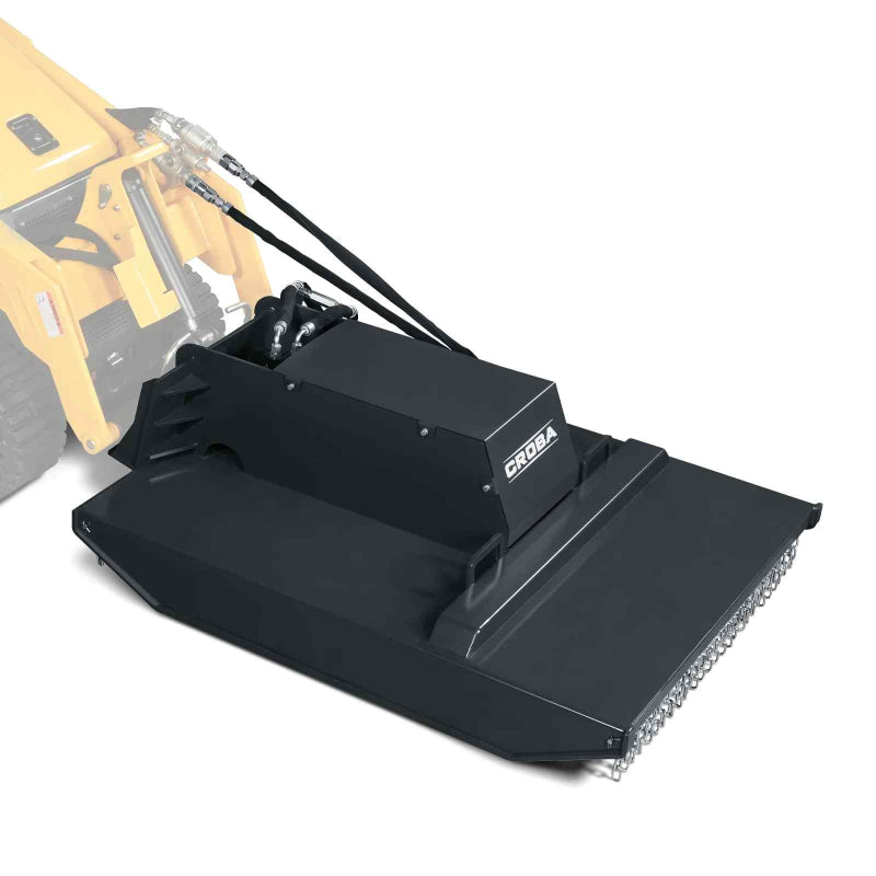 MechMaxx 42'' Mini Skid Steer Brush Cutter with Hydraulic Motor
